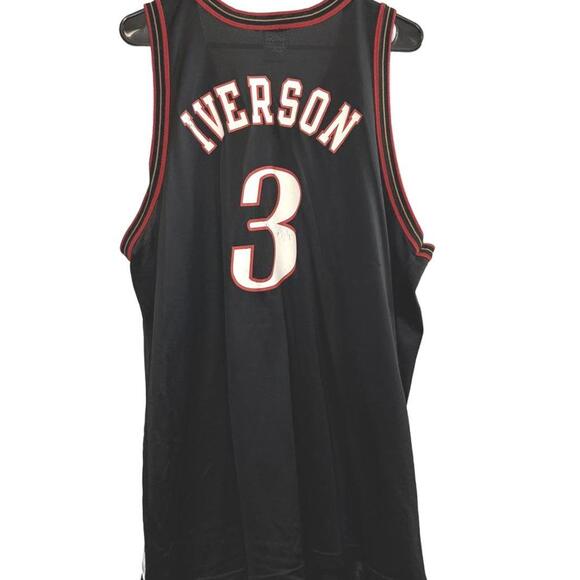 Champion Allen Iverson Basketball Jersey - Size 48 - Picture 2 of 6